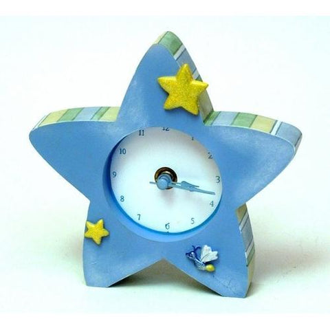 Roman Tender Embrace Blue Star Clock