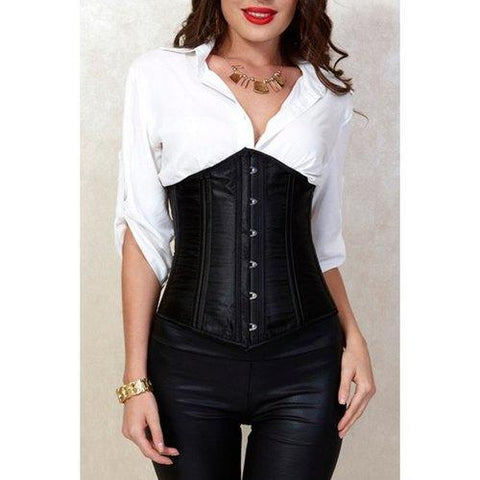 Stylish Slimming Steel Corset For Women - Black Xl