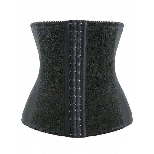 Strapless Buckled Corset - Black Xl