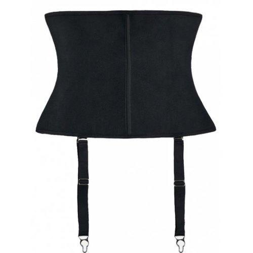 Strapless Waist Training Corset With Strap - Black L