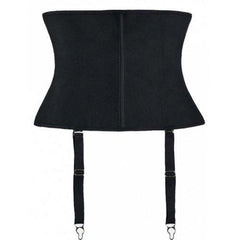 Strapless Waist Training Corset With Strap - Black L