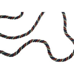 34' Navy  Orange  & Green Decorative Crafting Rope Garland