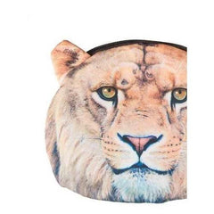 Fierce Lion Pattern Coin Purse