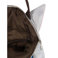 White Big Blue Eyes Persian Cat Shoulder Bag