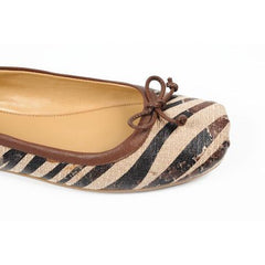 Beige 10 US - 41.5 EUR Nine West Womens Ballerina NWLOREDANA NATCOMBO DKB