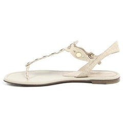 Beige 36 EUR - 6 US Sergio Rossi Womens Sandal