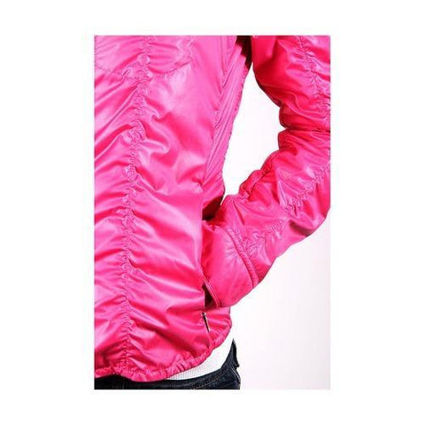 Fuxia 44 EUR - 10 US Hogan ladies jacket with hood KJW12268030BSSL605