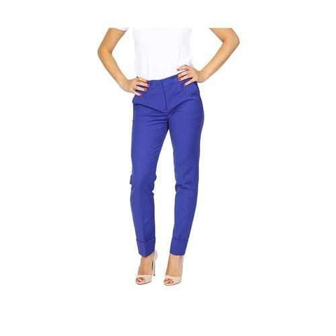 Blue 42 IT - 6 US Armani Collezioni ladies trousers PMP10T PM004 906