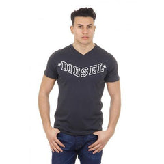 Dark Grey S Diesel mens t-shirt T-KRITIL 00SDG0 R091B 93R