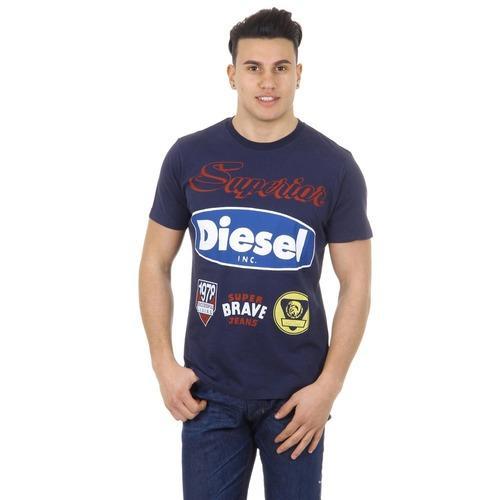 Blue XS Diesel mens t-shirt T-CHRESTOS 00SGF8 0091B 81E