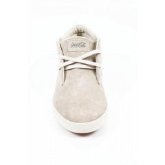 Beige 44 EUR - 11 US Coca Cola mens ankle boot CCA0526 KRUNNER MIX CREAM