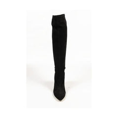 Black 36 EUR - 6 US Sebastian Milano ladies high boot S4045 CAM STRETCH CHIANCIANO NERO