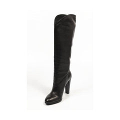 Black 36 EUR - 6 US Sebastian Milano ladies high boot S3942 LOS ANGELES BOTTALATO TG NERO
