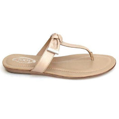 Beige 36 EUR - 6 US (241mm) Tods ladies flat sandal XXW0II0A120PJ0C210