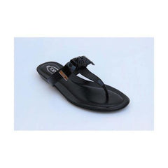 Black 36 EUR - 6 US (241mm) Tods ladies flat sandal XXW0II0A120ATSB999