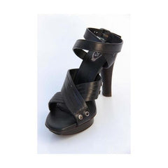 Black 36 EUR - 6 US (241mm) Tods ladies sandal XXW0JA05730D90B999