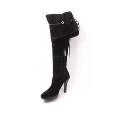 Black 36 EUR - 6 US (241mm) Tods ladies high boot XXW0LH088500P0B999