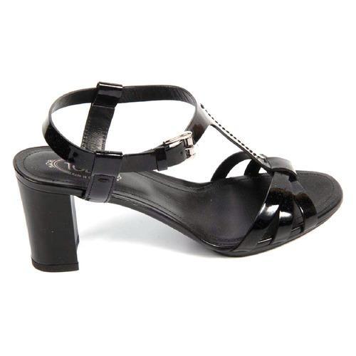 Black 36 EUR - 6 US (241mm) Tods ladies sandal XXW0RI0G880OW0B999