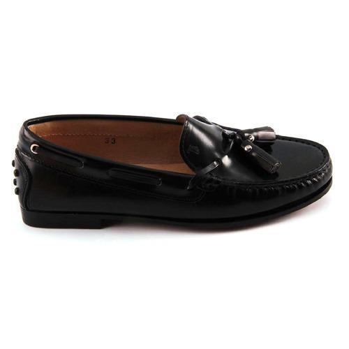 Black 29 EUR - 11 US Tods kids mocassin UXC0HG06120CBMB999