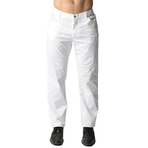 White 46 EUR - 36 US Fred Perry Mens Trousers 30502549 9100