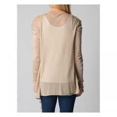 Beige L Fred Perry Womens Cardigan 31420019 7071