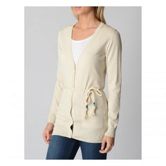 Beige L Fred Perry Womens Cardigan 31432016 7001