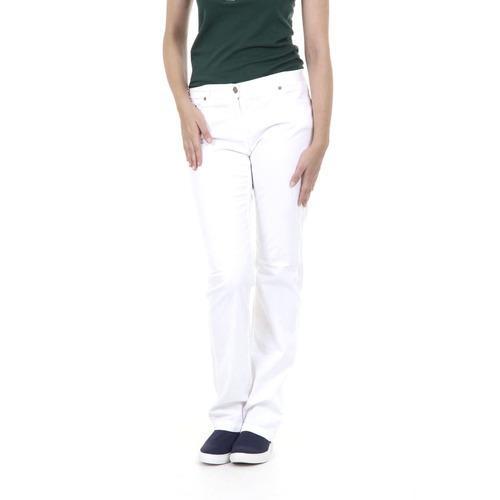 White 44 EUR - 8 US Fred Perry Womens Trousers 31502574 9100