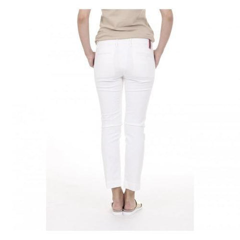 White 31 US - 40 EUR Fred Perry Womens Trousers 31502640 3400