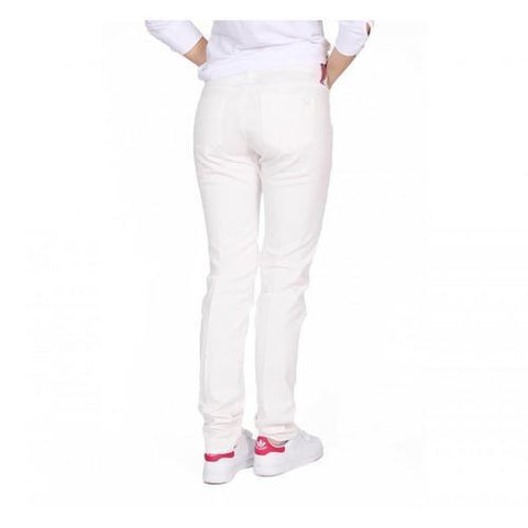 White 28 US - 38 EUR Fred Perry Womens Trousers 31502625 3400