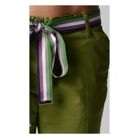 Green 46 EUR - 10 US Fred Perry Womens Trousers 31502521 0884