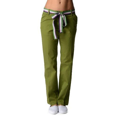 Green 46 EUR - 10 US Fred Perry Womens Trousers 31502521 0884