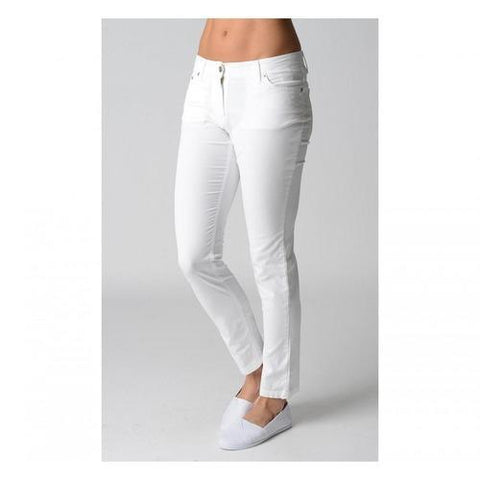 White 44 EUR - 8 US Fred Perry Womens Trousers 31502575 9100