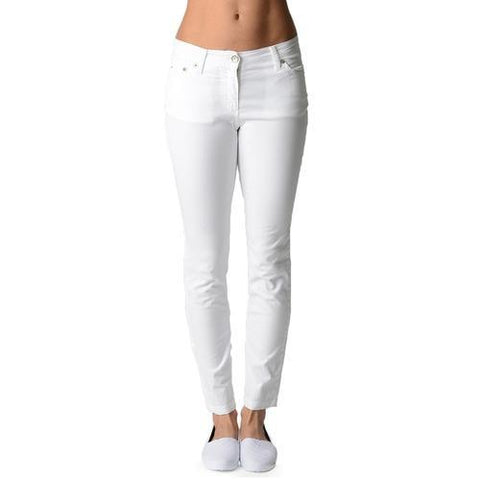 White 44 EUR - 8 US Fred Perry Womens Trousers 31502575 9100