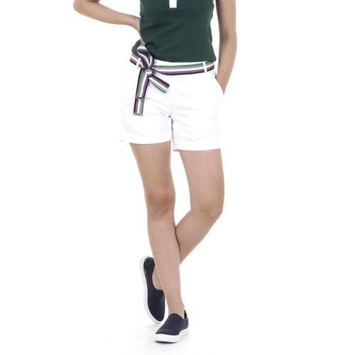 White 42 EUR - 6 US Fred Perry Womens Shorts 31502529 9100