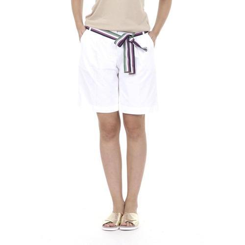 White 46 EUR - 10 US Fred Perry Womens Shorts 31502530 9100