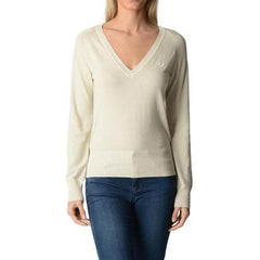 Beige XL Fred Perry Womens Sweater 31402073 E7001