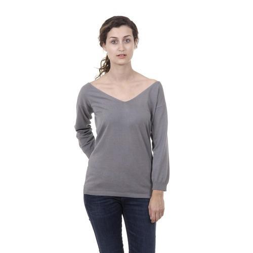 Grey M Fred Perry Womens Sweater 31432028 7061