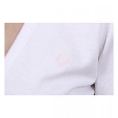 White M Fred Perry Womens Sweater 31412210 0033