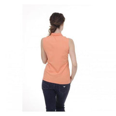 Orange L Fred Perry Womens Polo 31162354 7044