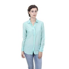 Light Blue L Fred Perry Womens Shirt 31202500 0835