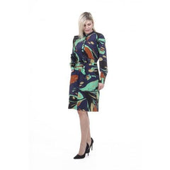 Multicolor 44 EUR - 8 US Bottega Veneta Womens Dress 386918 VZKH0 4159