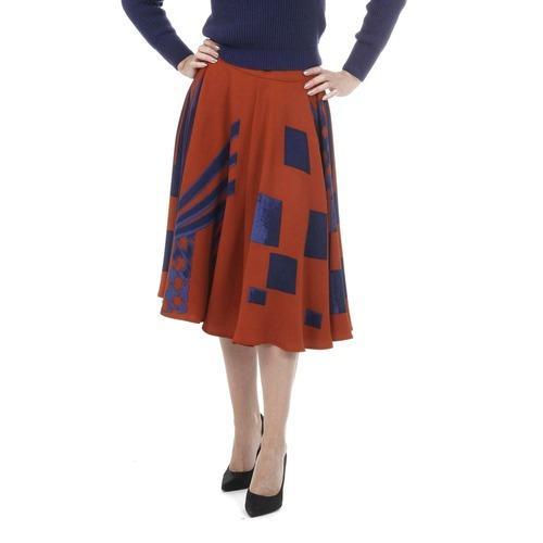 Multicolor 44 EUR - 8 US Bottega Veneta Womens Skirt 387033 VZLI0 7522