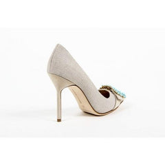 Beige 38.5 EUR - 8.5 US Manolo Blahnik Womens Pump GIBI TU ALASKA 082