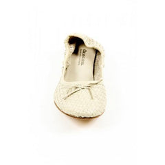 Beige 36 EUR - 6 US Dragon Diffusion Womens Ballerina CAPRI ANT WHITE