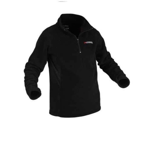 X-System Womens Heavyweight Fleece Pullover Black Large