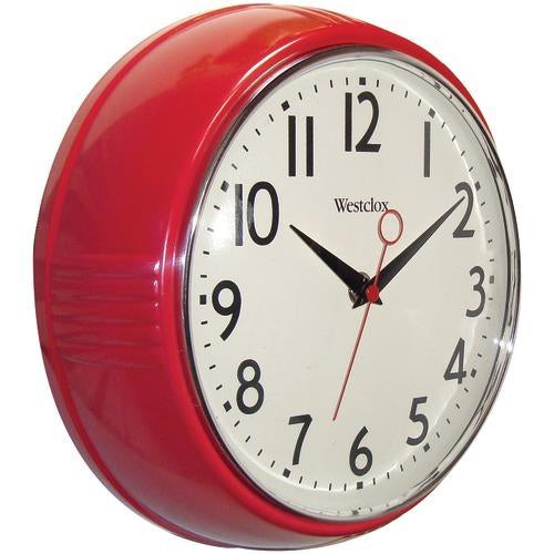 Westclox 9.5" Retro 1950s Kitchen Wall Clock (pack of 1 Ea)