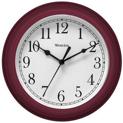 Westclox 9" Decorative Wall Clock (red) (pack of 1 Ea)