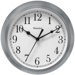 Westclox 9" Decorative Wall Clock (gray) (pack of 1 Ea)