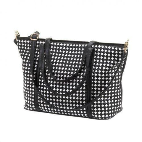 Checkered Tote Bag (pack of 1 EA)