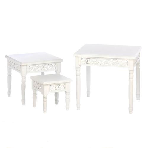 Floret Nesting Accent Tables Trio